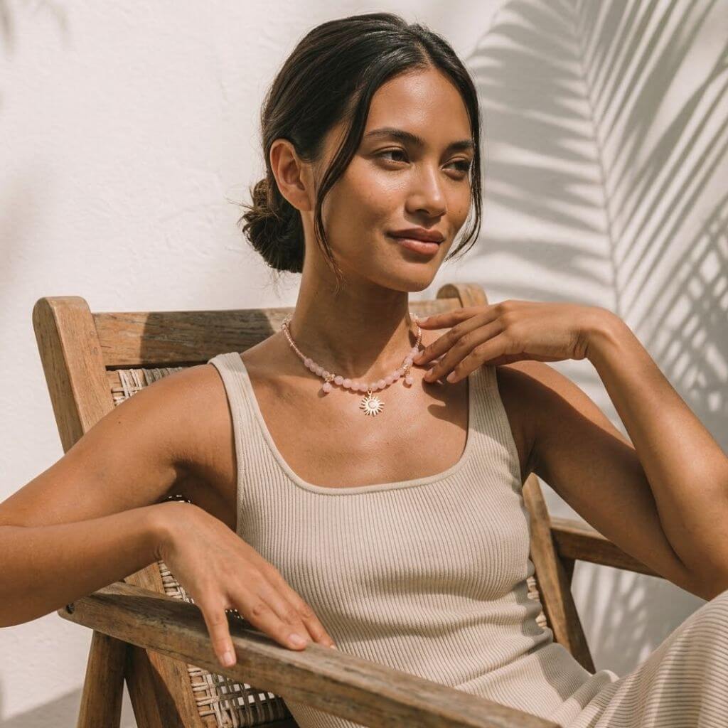 Collier EMMA - Pierre de Soleil