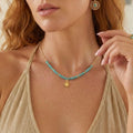 Collier AUBE - Turquoise