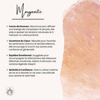 Fiche d'informations bienfaits et vertus pierre de morganite