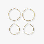 Boucles d'Oreilles CRÉOLINE Dorées