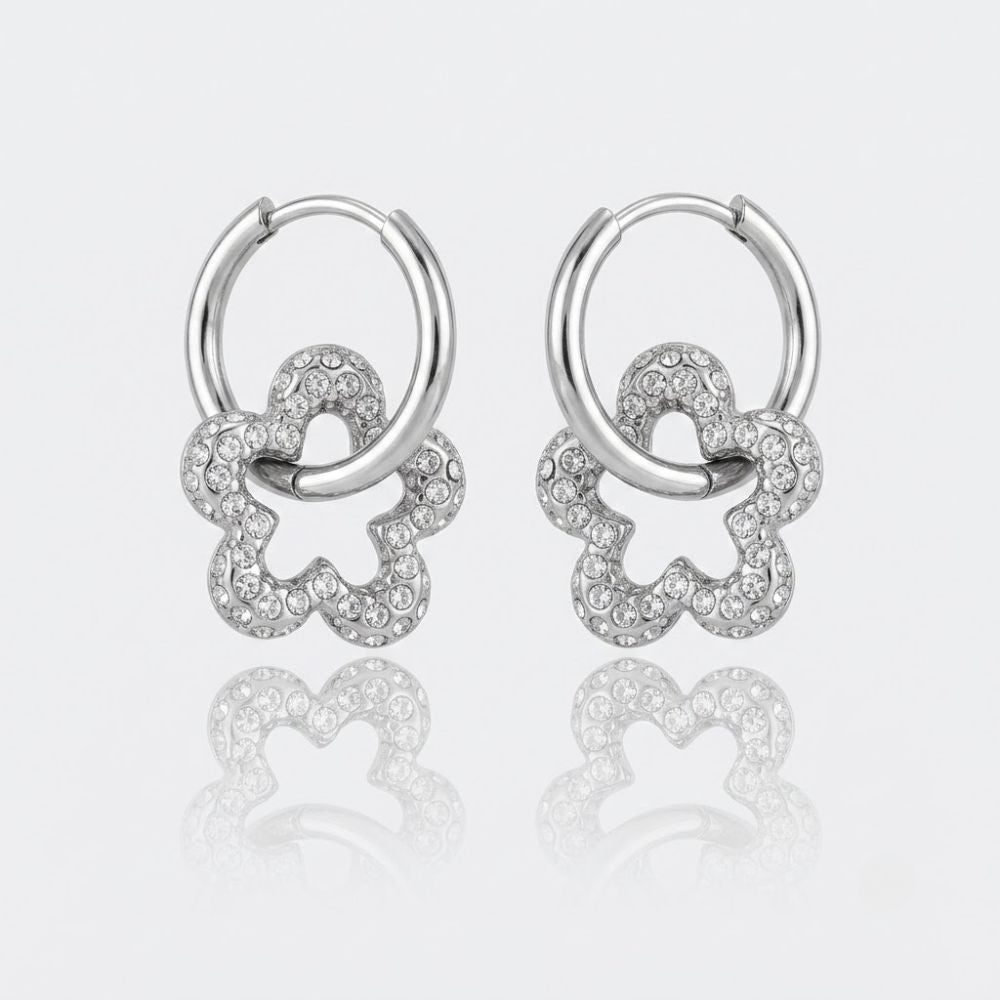 Boucles - FLORINE Argentées