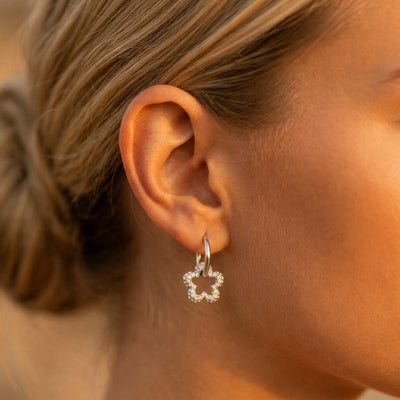 Boucles - FLORINE Argentées