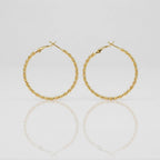 Boucles d'Oreilles CRÉOLINE Dorées