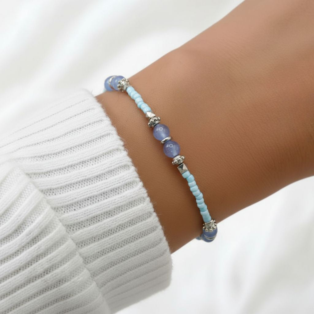 Bracelet Ninon Aigue Marine