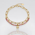 Bracelet - BELLA Rhodonite