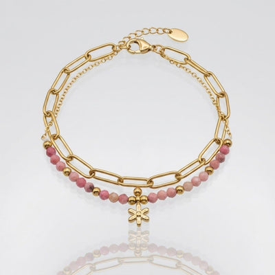 Bracelet - BELLA Rhodonite