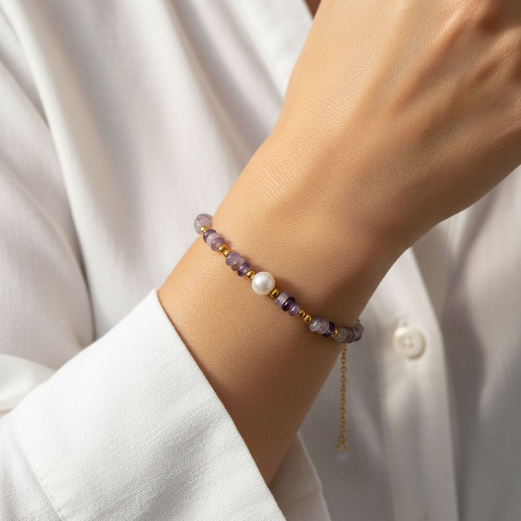 Bracelet COSMOS - Améthyste