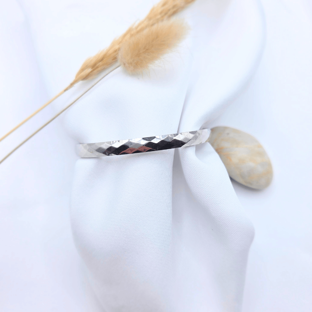Bracelets jonc Sora argenté
