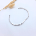 Bracelets jonc Sora argenté