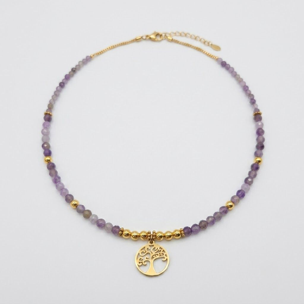 Collier - Aismée en Améthyste