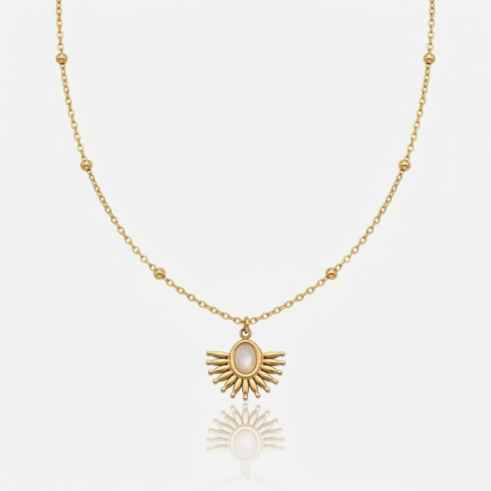 Collier - AURORA Jade Blanche