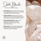 fiche d'informations bienfaits et vertus pierre de jade blanche