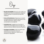 fiche d'informations bienfaits et vertus pierre d'onyx
